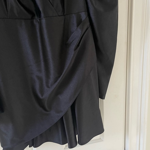 Rotate Birger Christensen Black Puff Sleeve Mini Dress - Picture 9 of 9